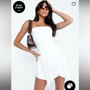 Princess Polly Adonis Mini Dress White